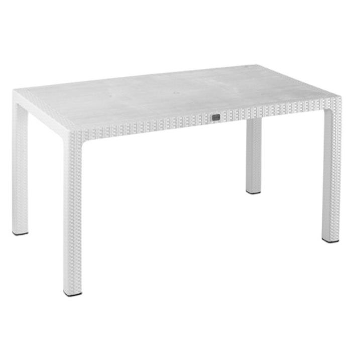 90x150 cm Begonya Rattan Masa (Camsız)
