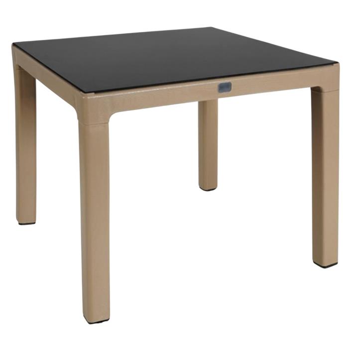 Zer Düz Masa Camlı 90x90 cm 